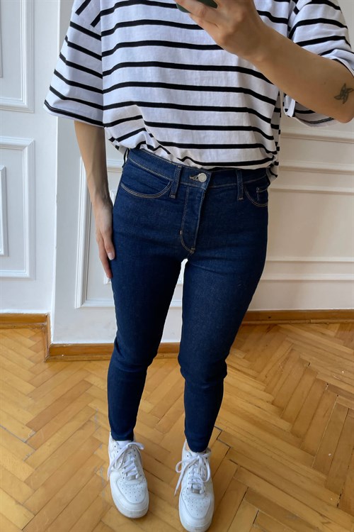 Mavi Ultra Likralı Skinny Jean